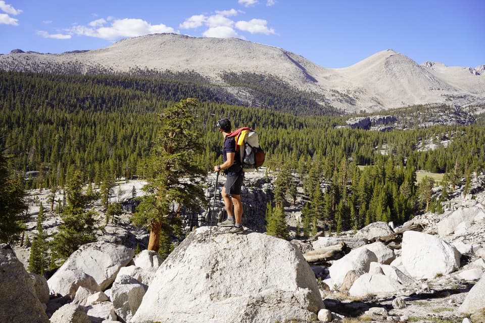 above the basin