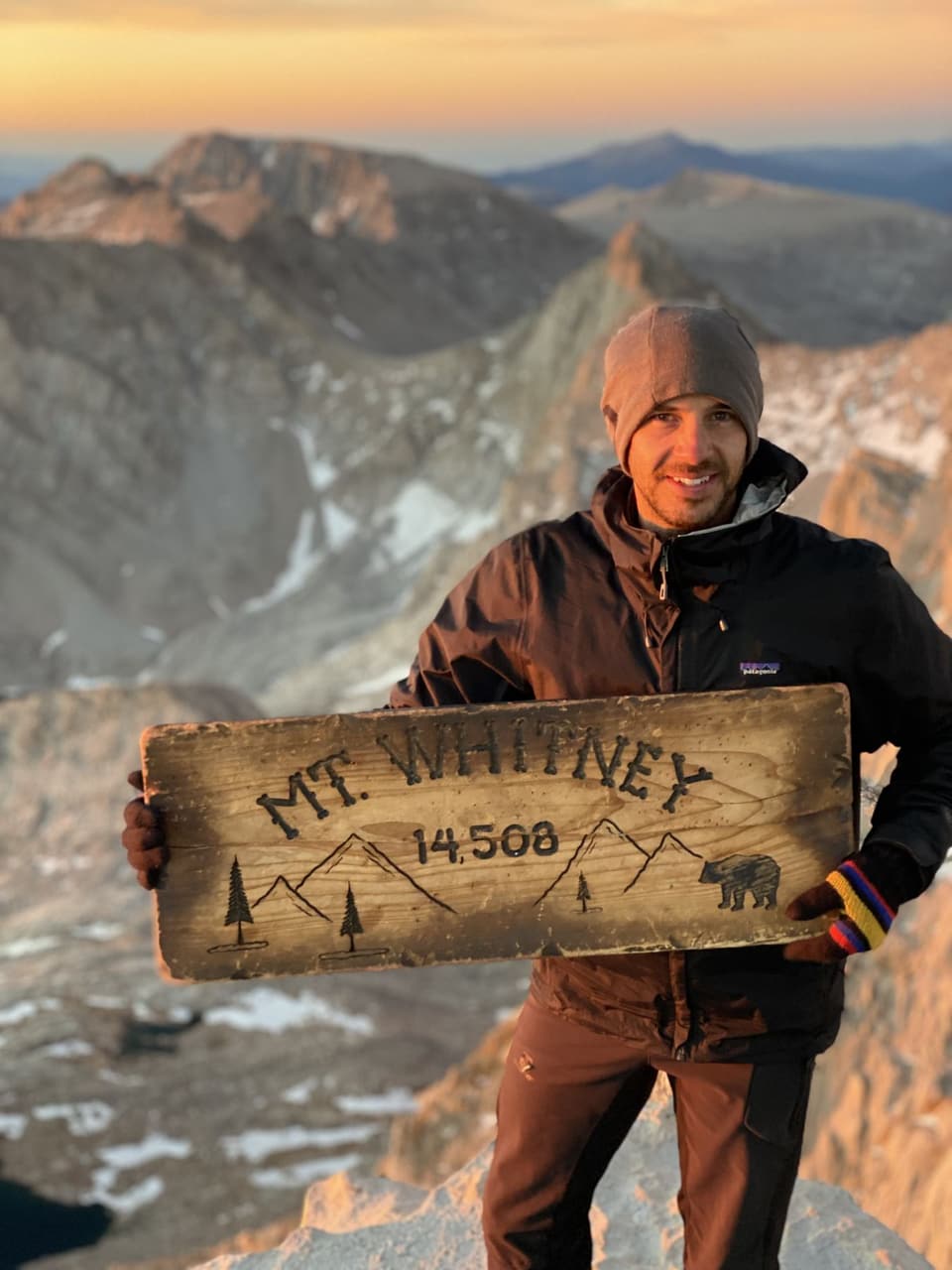 the sign at sunrise