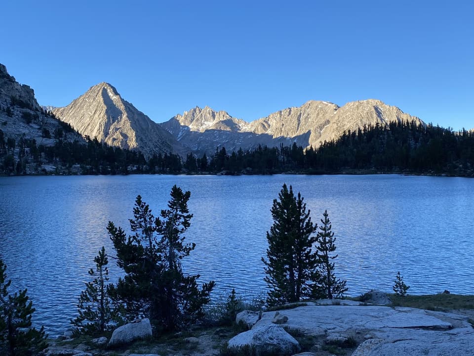 still water, pyramid peak