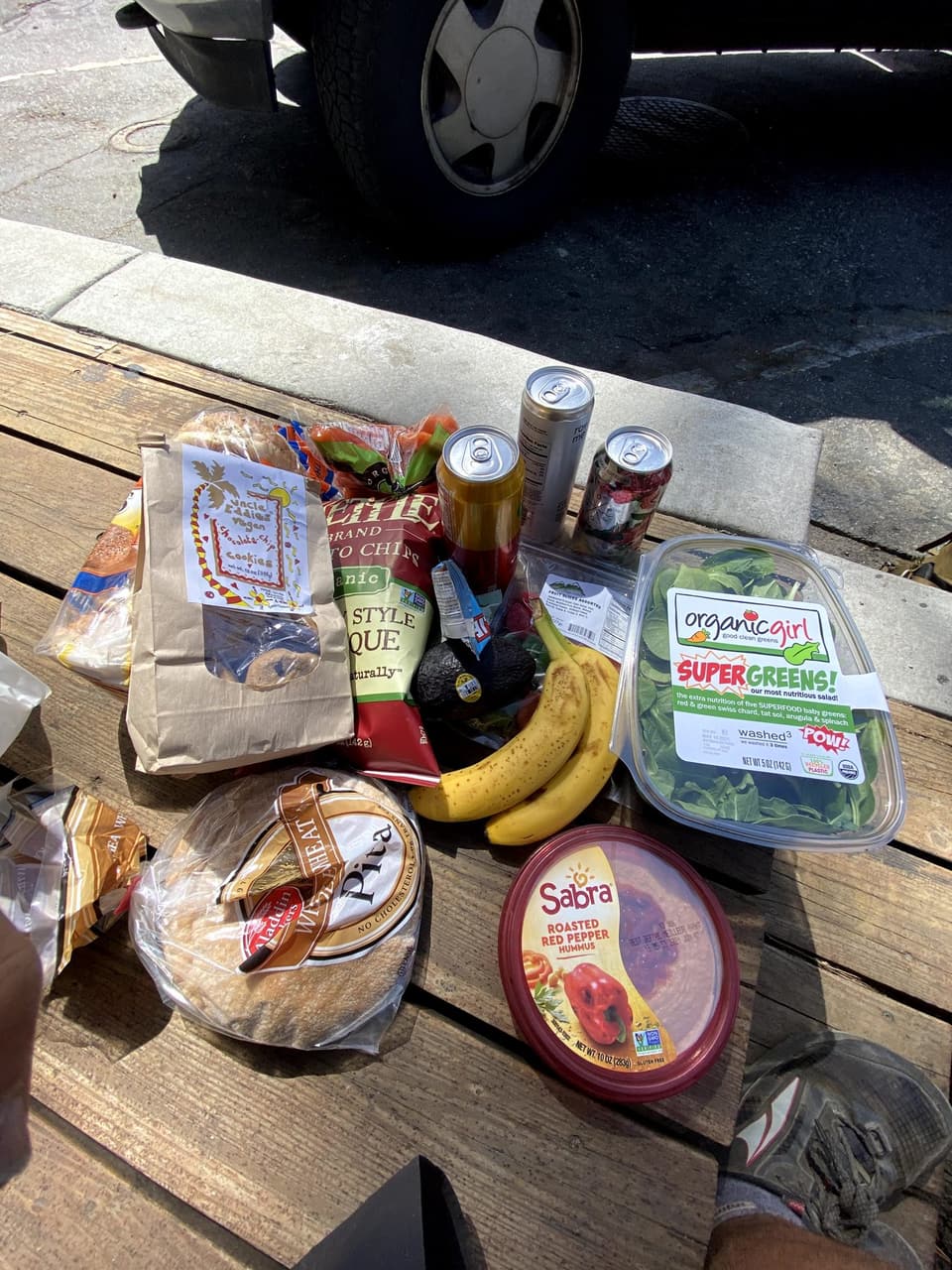 the day-10 haul, hummus forward