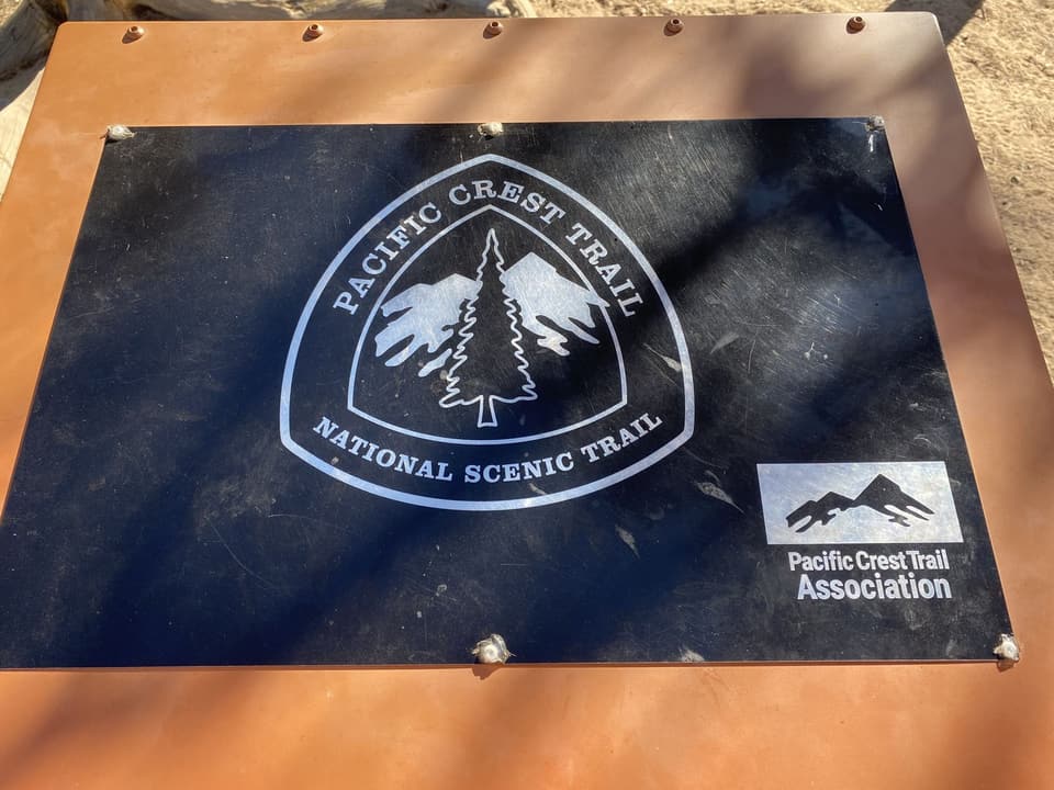 the trail plaque